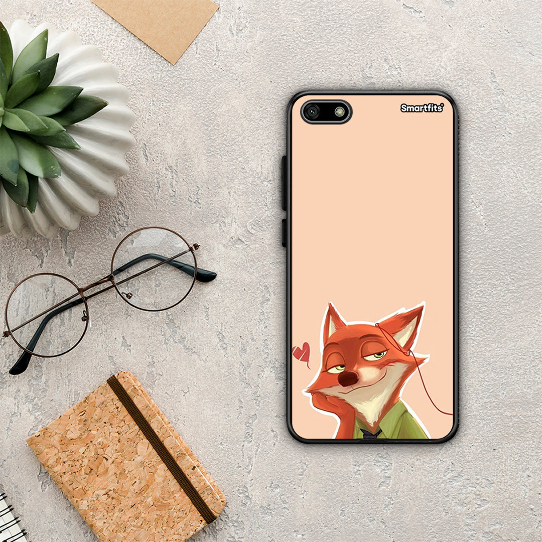 Nick Wilde And Judy Hopps Love 1 - Huawei Y5 2018 / Honor 7S θήκη