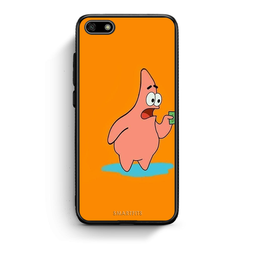 Huawei Y5 2018 No Money 1 Θήκη Αγίου Βαλεντίνου από τη Smartfits με σχέδιο στο πίσω μέρος και μαύρο περίβλημα | Smartphone case with colorful back and black bezels by Smartfits