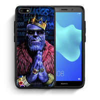 Thumbnail for Θήκη Huawei Y5 2018/Honor 7S Thanos PopArt από τη Smartfits με σχέδιο στο πίσω μέρος και μαύρο περίβλημα | Huawei Y5 2018/Honor 7S Thanos PopArt case with colorful back and black bezels