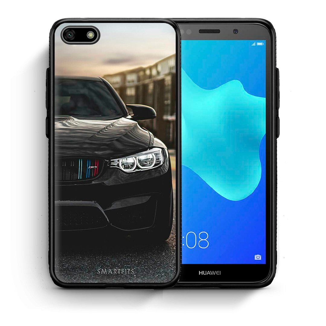 Θήκη Huawei Y5 2018/Honor 7S M3 Racing από τη Smartfits με σχέδιο στο πίσω μέρος και μαύρο περίβλημα | Huawei Y5 2018/Honor 7S M3 Racing case with colorful back and black bezels