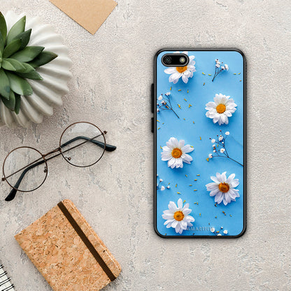 Real Daisies - Huawei Y5 2018 / Honor 7S θήκη
