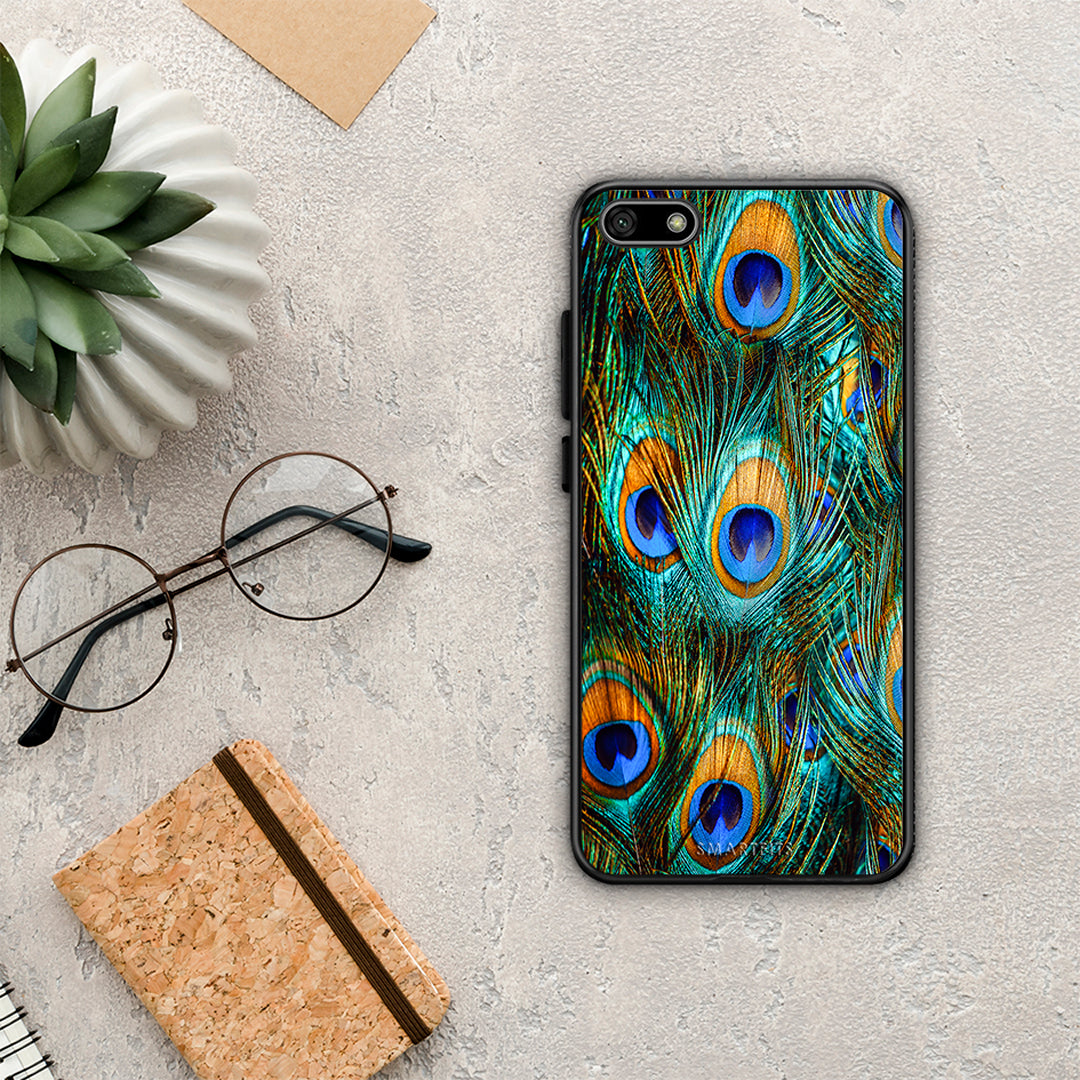 Real Peacock Feathers - Huawei Y5 2018 / Honor 7S θήκη