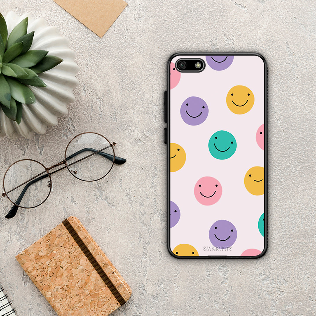 Smiley Faces - Huawei Y5 2018 / Honor 7S θήκη