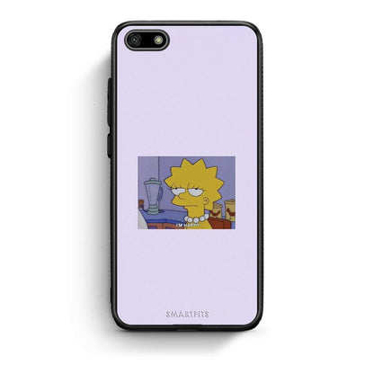 Huawei Y5 2018 So Happy θήκη από τη Smartfits με σχέδιο στο πίσω μέρος και μαύρο περίβλημα | Smartphone case with colorful back and black bezels by Smartfits
