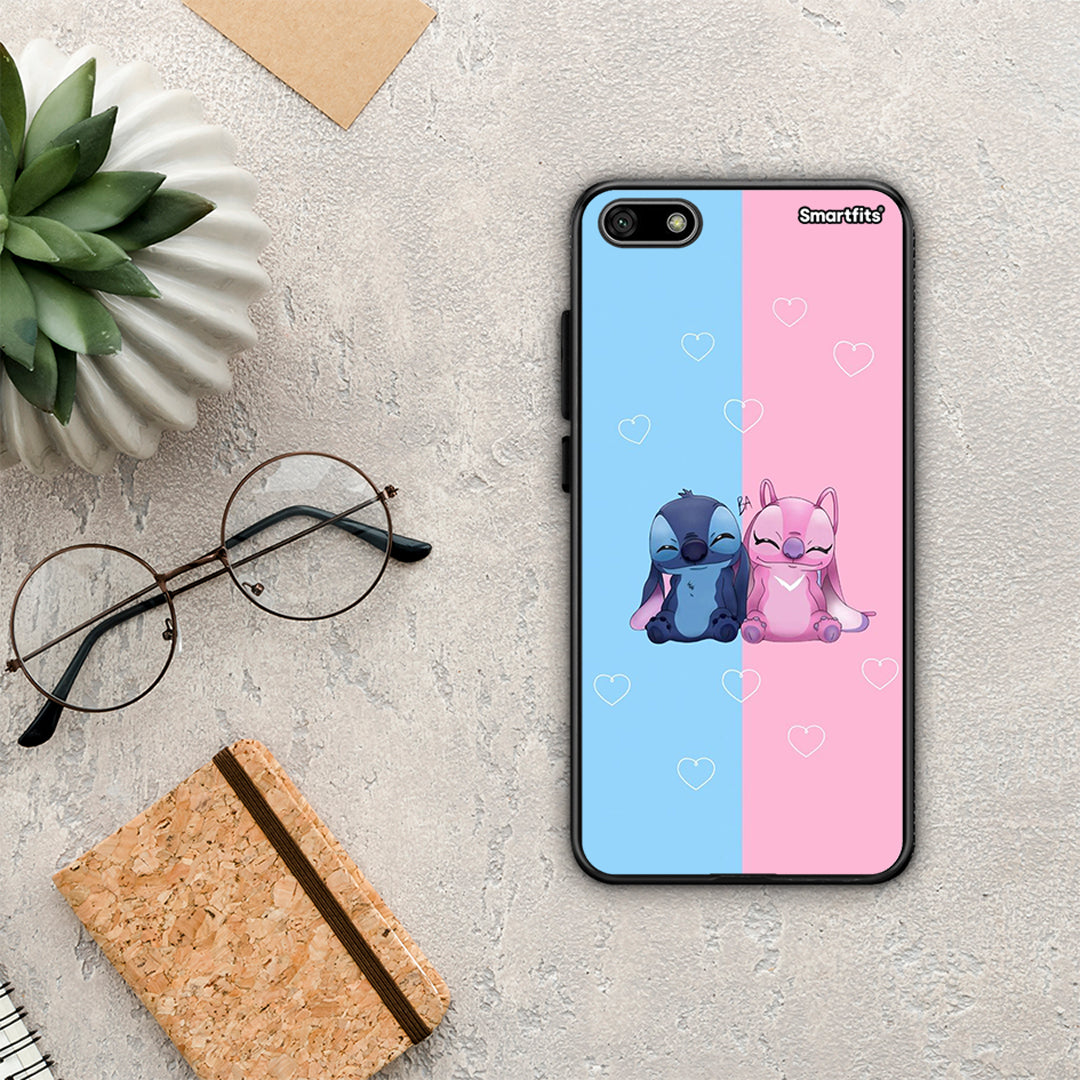 Stitch And Angel - Huawei Y5 2018 / Honor 7S θήκη