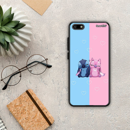 Stitch And Angel - Huawei Y5 2018 / Honor 7S θήκη