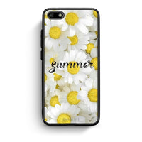 Thumbnail for Huawei Y5 2018 Summer Daisies Θήκη από τη Smartfits με σχέδιο στο πίσω μέρος και μαύρο περίβλημα | Smartphone case with colorful back and black bezels by Smartfits