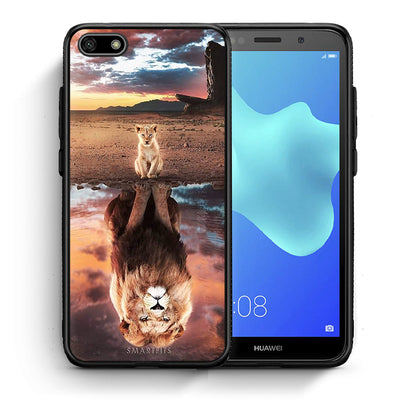 Θήκη Αγίου Βαλεντίνου Huawei Y5 2018 / Honor 7S Sunset Dreams από τη Smartfits με σχέδιο στο πίσω μέρος και μαύρο περίβλημα | Huawei Y5 2018 / Honor 7S Sunset Dreams case with colorful back and black bezels