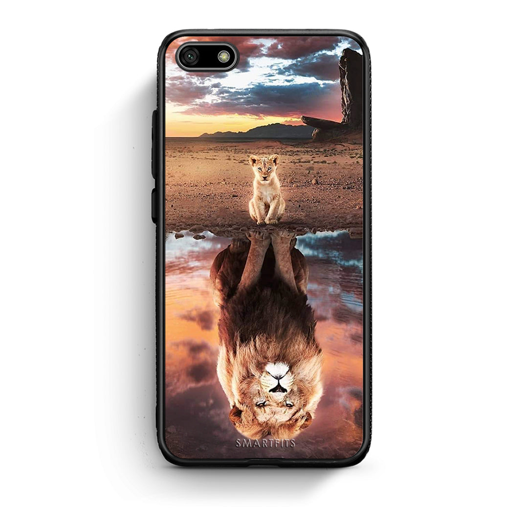 Huawei Y5 2018 Sunset Dreams Θήκη Αγίου Βαλεντίνου από τη Smartfits με σχέδιο στο πίσω μέρος και μαύρο περίβλημα | Smartphone case with colorful back and black bezels by Smartfits