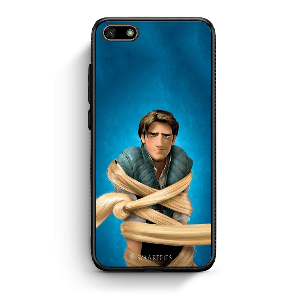Huawei Y5 2018 Tangled 1 Θήκη Αγίου Βαλεντίνου από τη Smartfits με σχέδιο στο πίσω μέρος και μαύρο περίβλημα | Smartphone case with colorful back and black bezels by Smartfits
