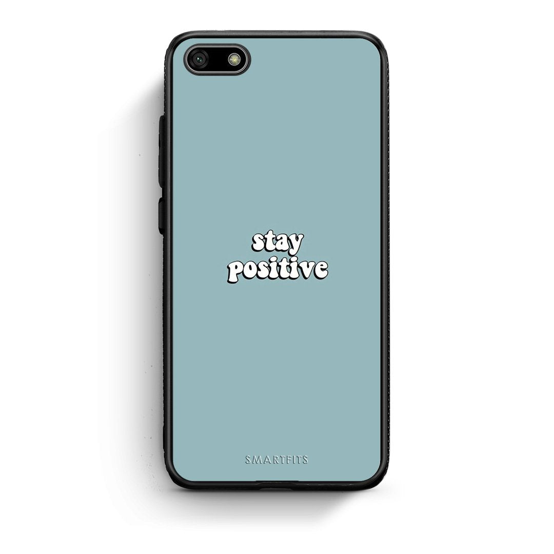 4 - Huawei Y5 2018 Positive Text case, cover, bumper