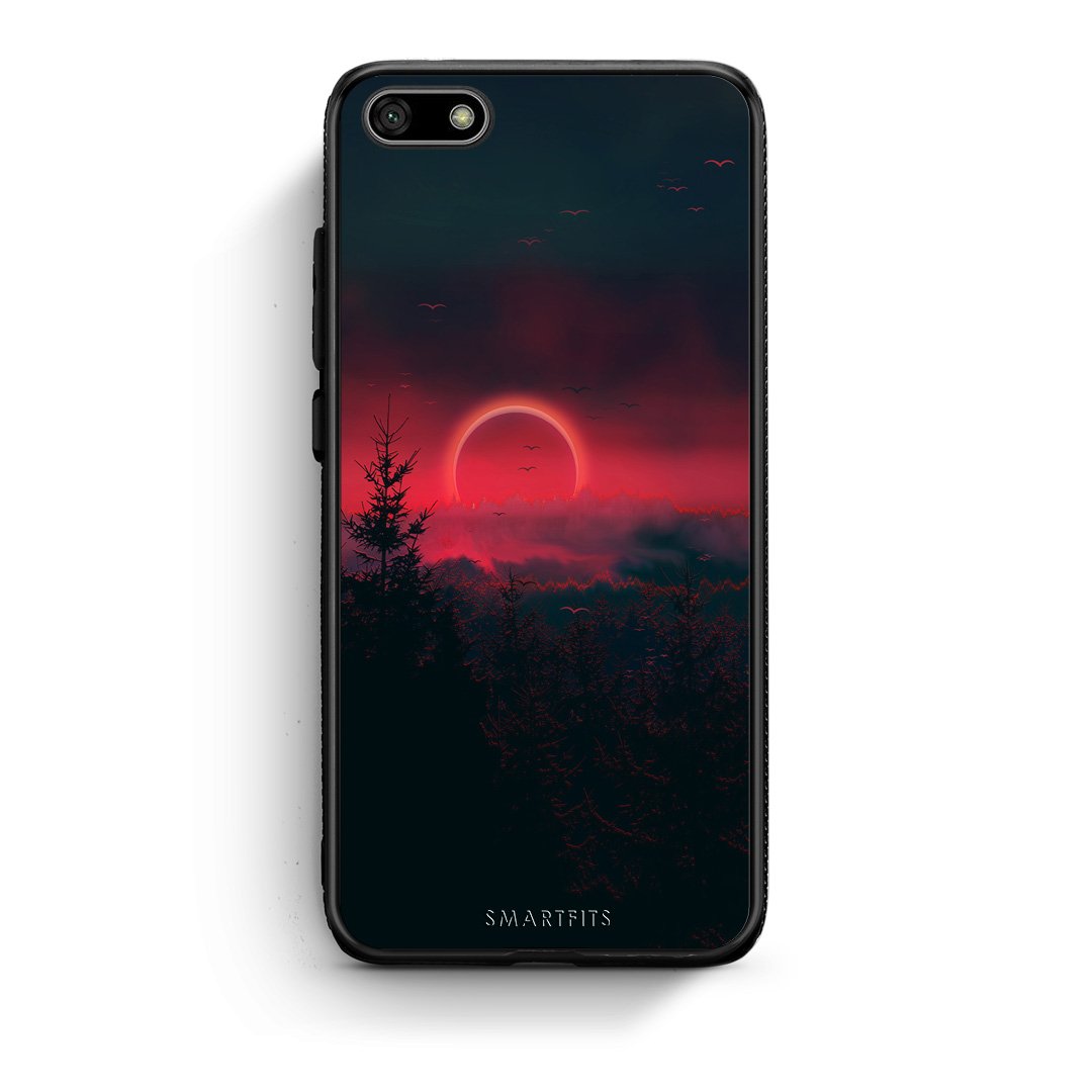 4 - Huawei Y5 2018 Sunset Tropic case, cover, bumper