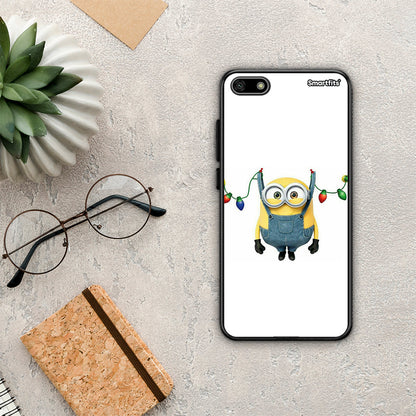 Xmas Minion Lights - Huawei Y5 2018 / Honor 7S θήκη