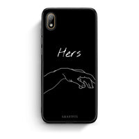 Thumbnail for Huawei Y5 2019 Aeshetic Love 1 Θήκη Αγίου Βαλεντίνου από τη Smartfits με σχέδιο στο πίσω μέρος και μαύρο περίβλημα | Smartphone case with colorful back and black bezels by Smartfits