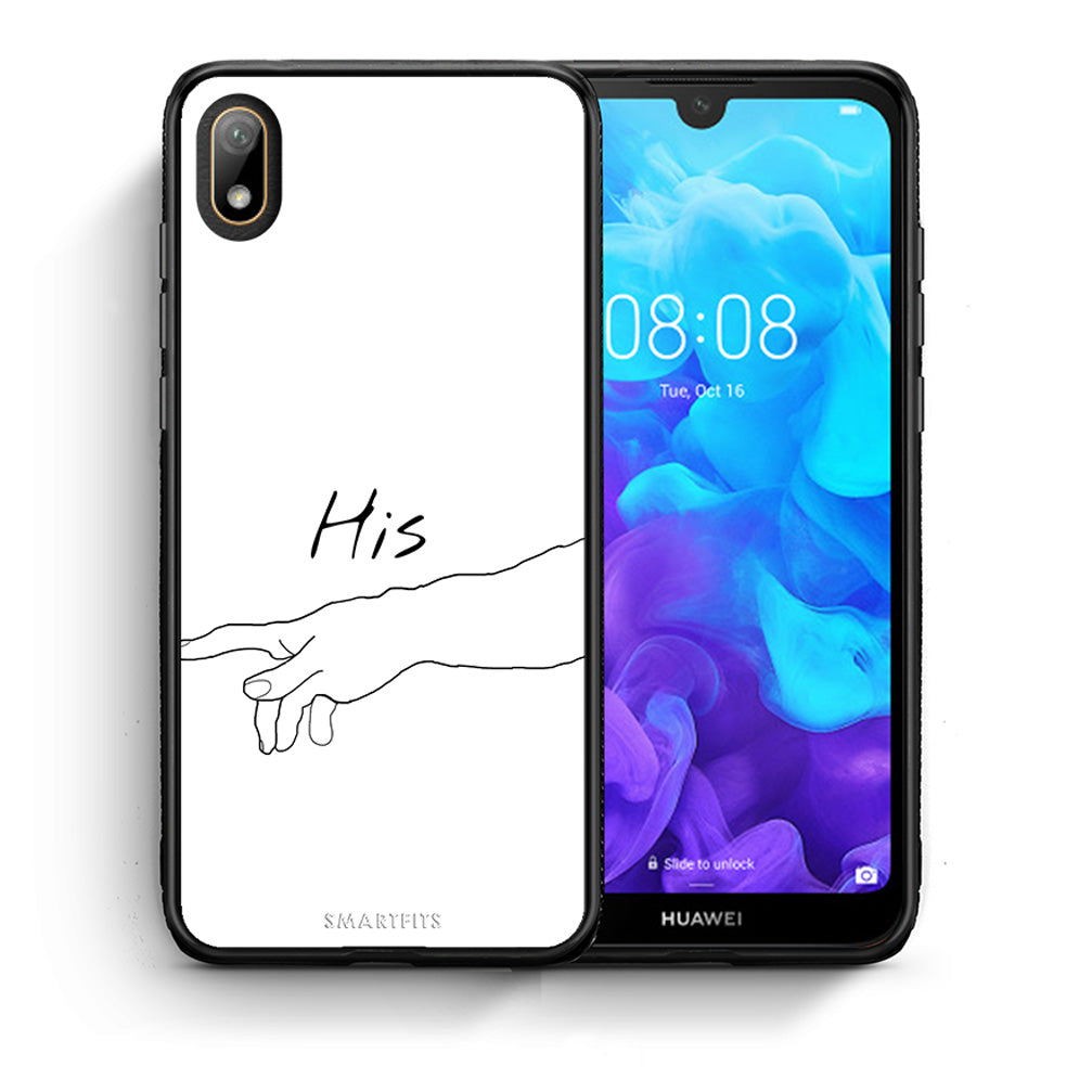 Θήκη Αγίου Βαλεντίνου Huawei Y5 2019 Aeshetic Love 2 από τη Smartfits με σχέδιο στο πίσω μέρος και μαύρο περίβλημα | Huawei Y5 2019 Aeshetic Love 2 case with colorful back and black bezels