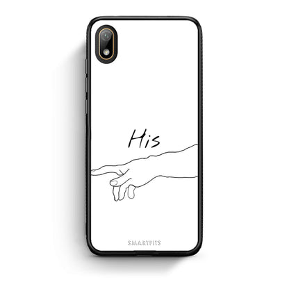 Huawei Y5 2019 Aeshetic Love 2 Θήκη Αγίου Βαλεντίνου από τη Smartfits με σχέδιο στο πίσω μέρος και μαύρο περίβλημα | Smartphone case with colorful back and black bezels by Smartfits