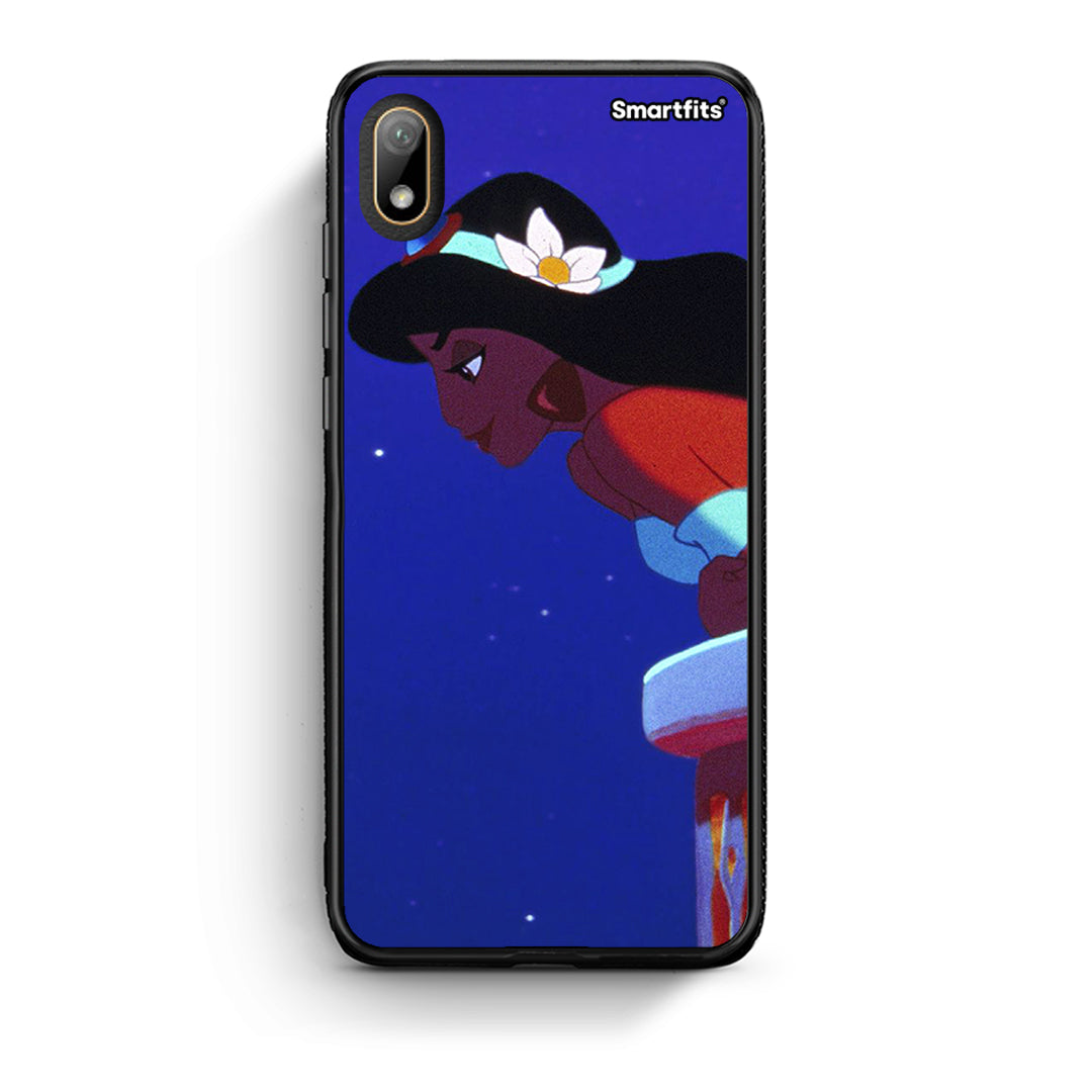 Huawei Y5 2019 Alladin And Jasmine Love 2 θήκη από τη Smartfits με σχέδιο στο πίσω μέρος και μαύρο περίβλημα | Smartphone case with colorful back and black bezels by Smartfits