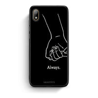 Thumbnail for Huawei Y5 2019 Always & Forever 1 Θήκη Αγίου Βαλεντίνου από τη Smartfits με σχέδιο στο πίσω μέρος και μαύρο περίβλημα | Smartphone case with colorful back and black bezels by Smartfits
