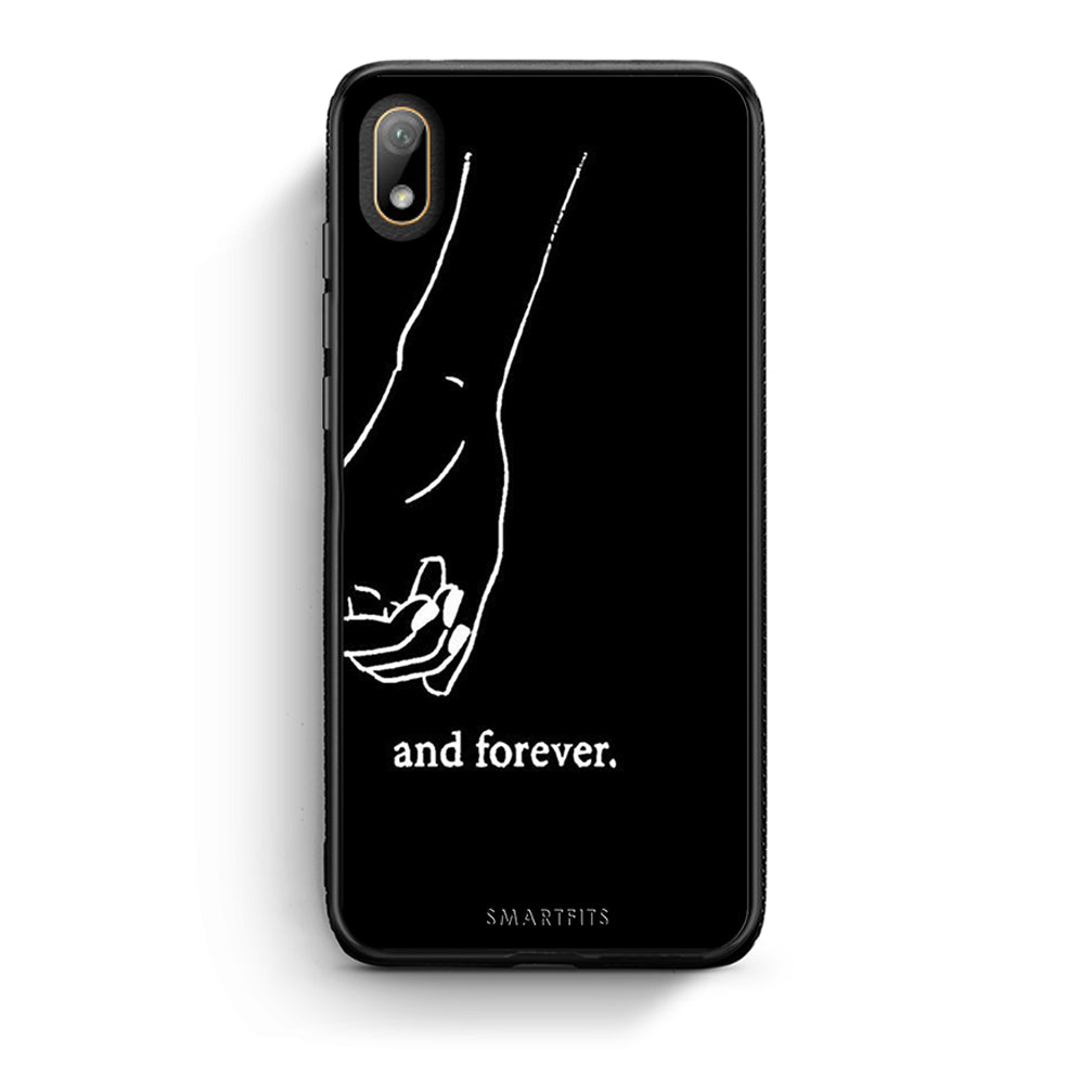 Huawei Y5 2019 Always & Forever 2 Θήκη Αγίου Βαλεντίνου από τη Smartfits με σχέδιο στο πίσω μέρος και μαύρο περίβλημα | Smartphone case with colorful back and black bezels by Smartfits