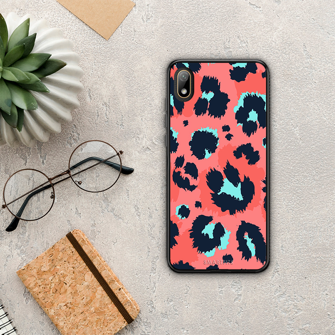 Animal Pink Leopard - Huawei Y5 2019 θήκη