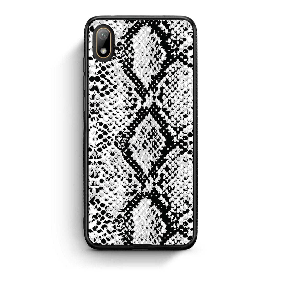 24 - Huawei Y5 2019 White Snake Animal case, cover, bumper