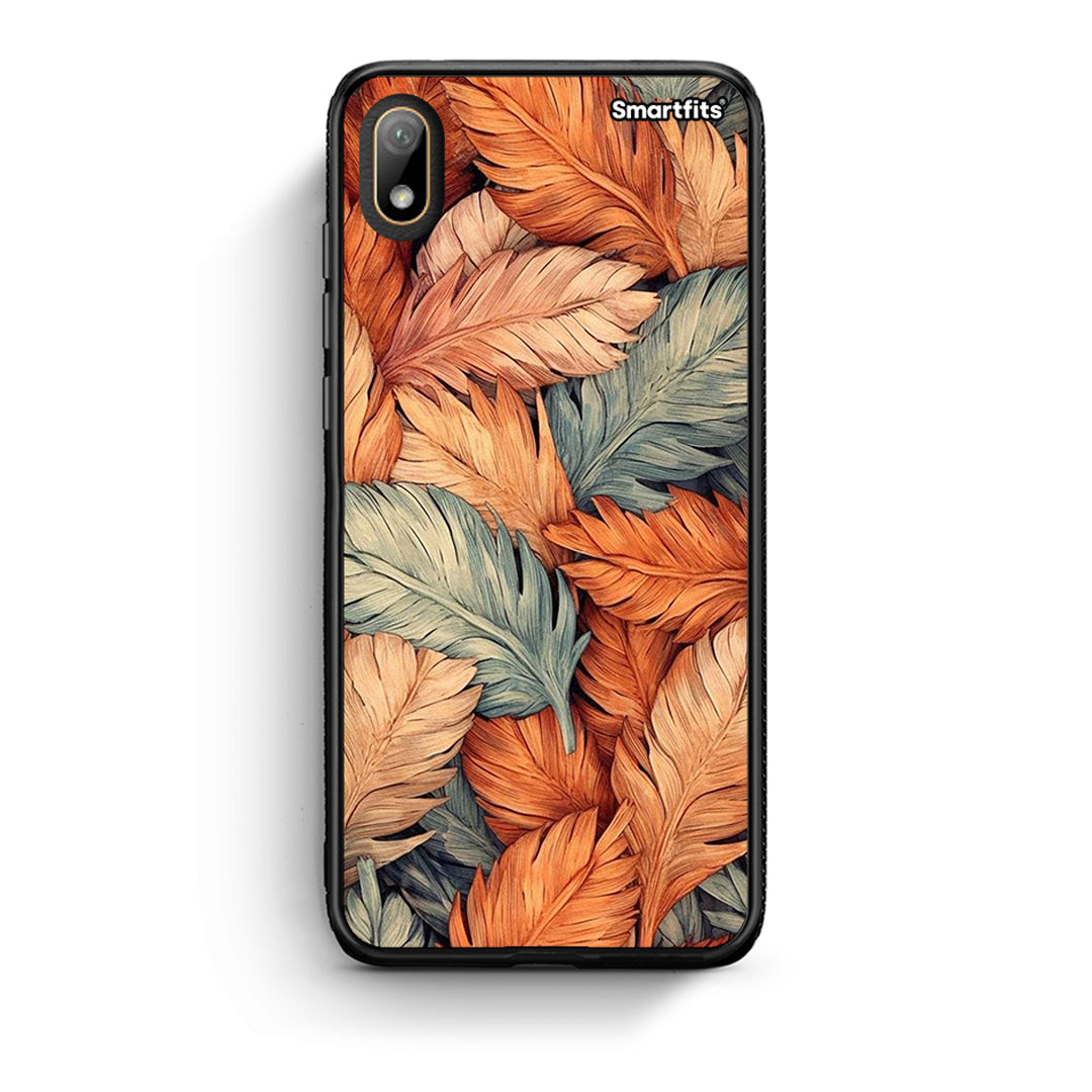 Huawei Y5 2019 Autumn Leaves Θήκη από τη Smartfits με σχέδιο στο πίσω μέρος και μαύρο περίβλημα | Smartphone case with colorful back and black bezels by Smartfits