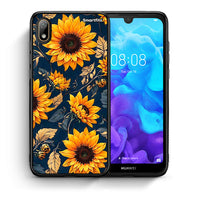 Thumbnail for Θήκη Huawei Y5 2019 Autumn Sunflowers από τη Smartfits με σχέδιο στο πίσω μέρος και μαύρο περίβλημα | Huawei Y5 2019 Autumn Sunflowers case with colorful back and black bezels