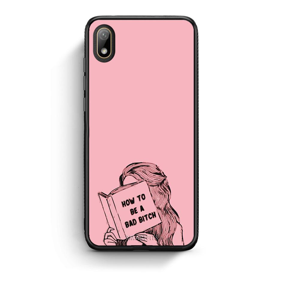 Huawei Y5 2019 Bad Bitch θήκη από τη Smartfits με σχέδιο στο πίσω μέρος και μαύρο περίβλημα | Smartphone case with colorful back and black bezels by Smartfits