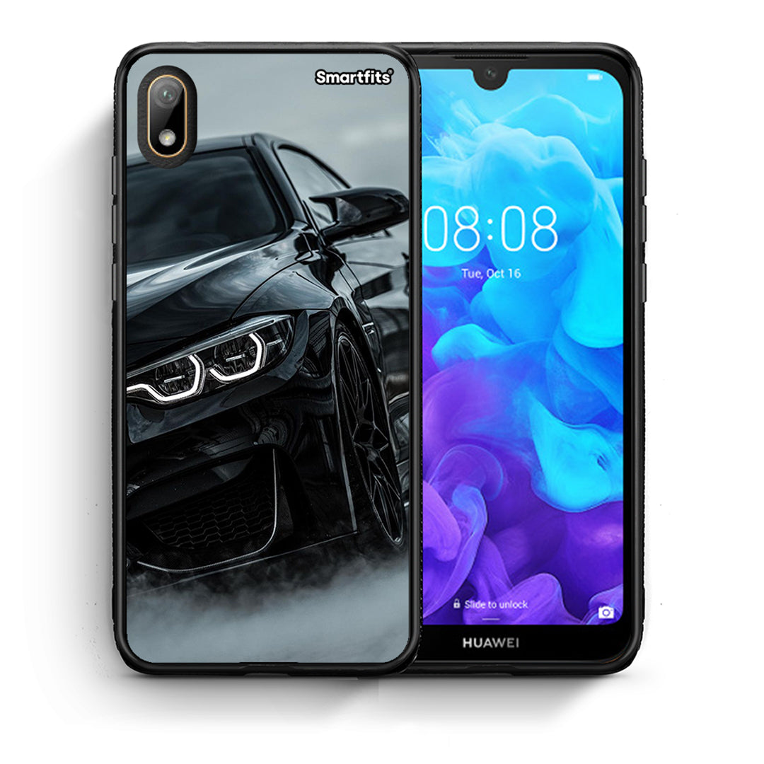 Θήκη Huawei Y5 2019 Black BMW από τη Smartfits με σχέδιο στο πίσω μέρος και μαύρο περίβλημα | Huawei Y5 2019 Black BMW case with colorful back and black bezels