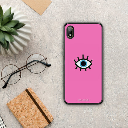 Blue Eye Pink - Huawei Y5 2019 θήκη