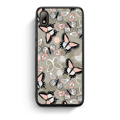 135 - Huawei Y5 2019 Butterflies Boho case, cover, bumper