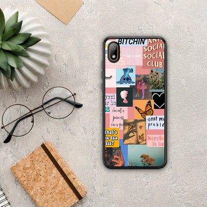 Collage Bitchin - Huawei Y5 2019 θήκη