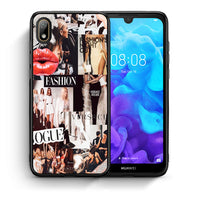 Thumbnail for Θήκη Αγίου Βαλεντίνου Huawei Y5 2019 Collage Fashion από τη Smartfits με σχέδιο στο πίσω μέρος και μαύρο περίβλημα | Huawei Y5 2019 Collage Fashion case with colorful back and black bezels