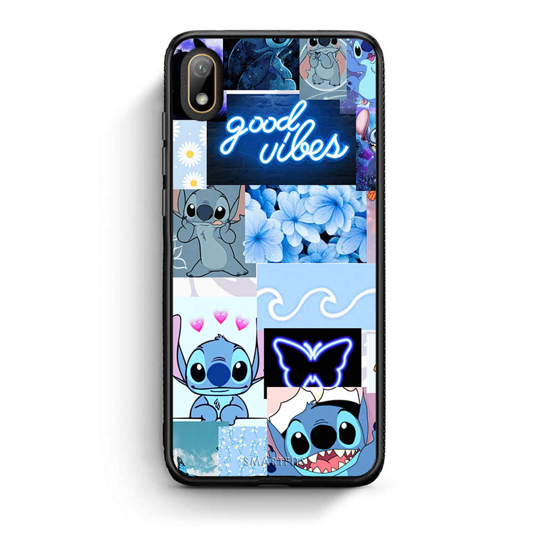 Huawei Y5 2019 Collage Good Vibes Θήκη Αγίου Βαλεντίνου από τη Smartfits με σχέδιο στο πίσω μέρος και μαύρο περίβλημα | Smartphone case with colorful back and black bezels by Smartfits