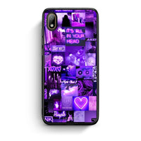 Thumbnail for Huawei Y5 2019 Collage Stay Wild Θήκη Αγίου Βαλεντίνου από τη Smartfits με σχέδιο στο πίσω μέρος και μαύρο περίβλημα | Smartphone case with colorful back and black bezels by Smartfits