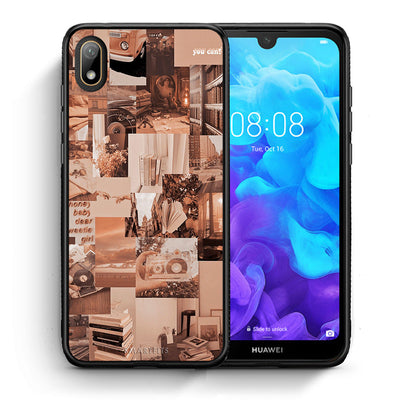 Θήκη Αγίου Βαλεντίνου Huawei Y5 2019 Collage You Can από τη Smartfits με σχέδιο στο πίσω μέρος και μαύρο περίβλημα | Huawei Y5 2019 Collage You Can case with colorful back and black bezels
