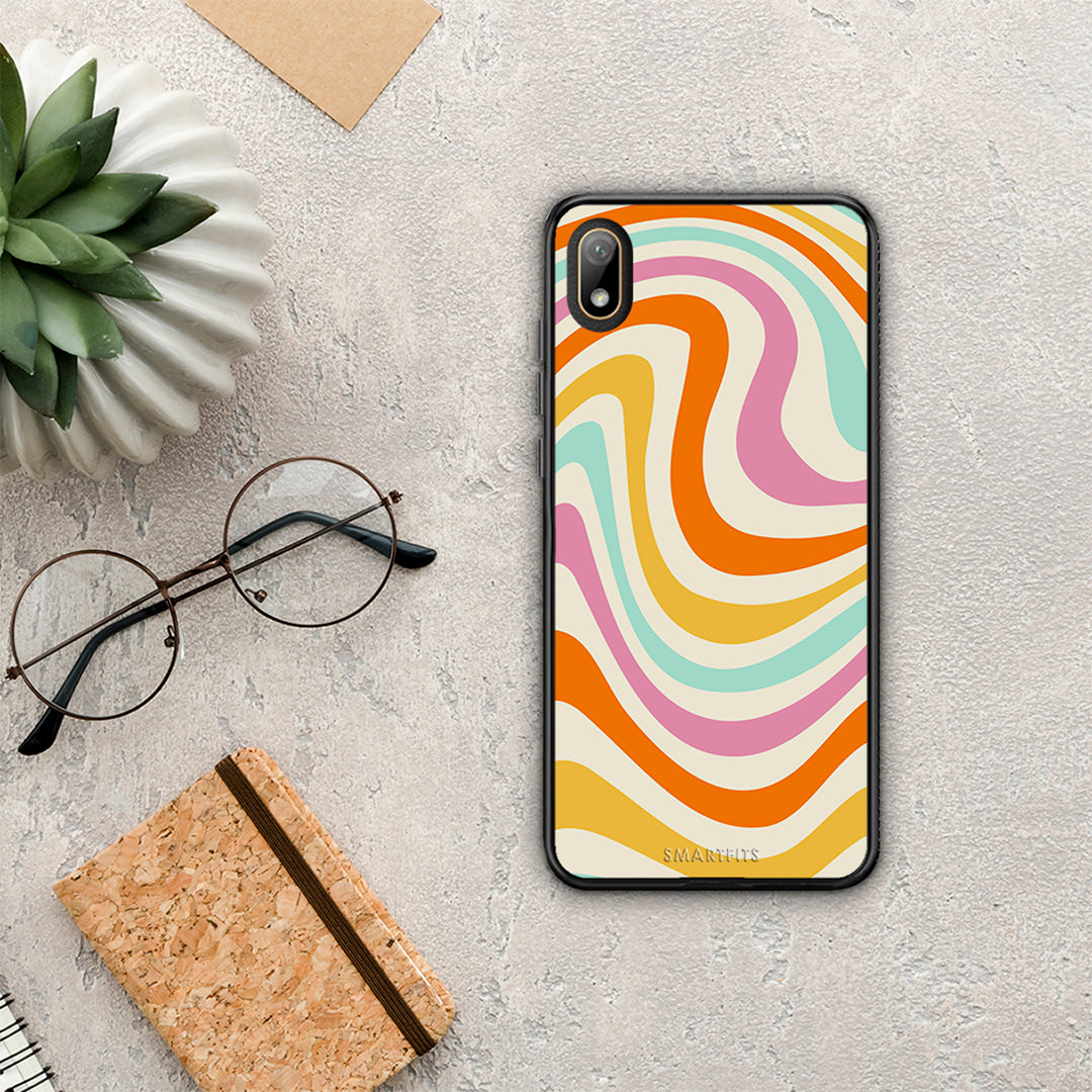 Colourful Waves - Huawei Y5 2019 θήκη