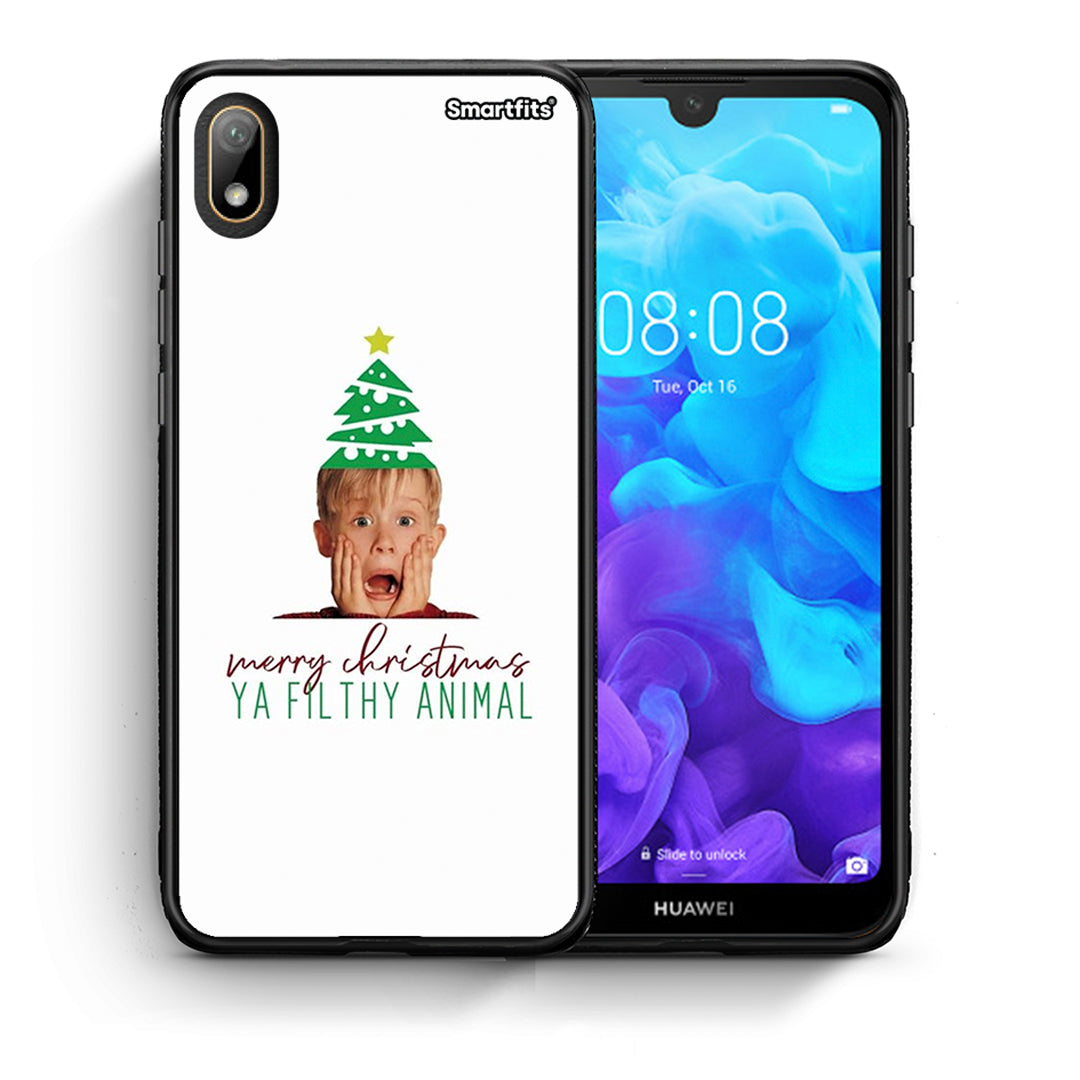 Θήκη Huawei Y5 2019 Filthy Animal από τη Smartfits με σχέδιο στο πίσω μέρος και μαύρο περίβλημα | Huawei Y5 2019 Filthy Animal case with colorful back and black bezels