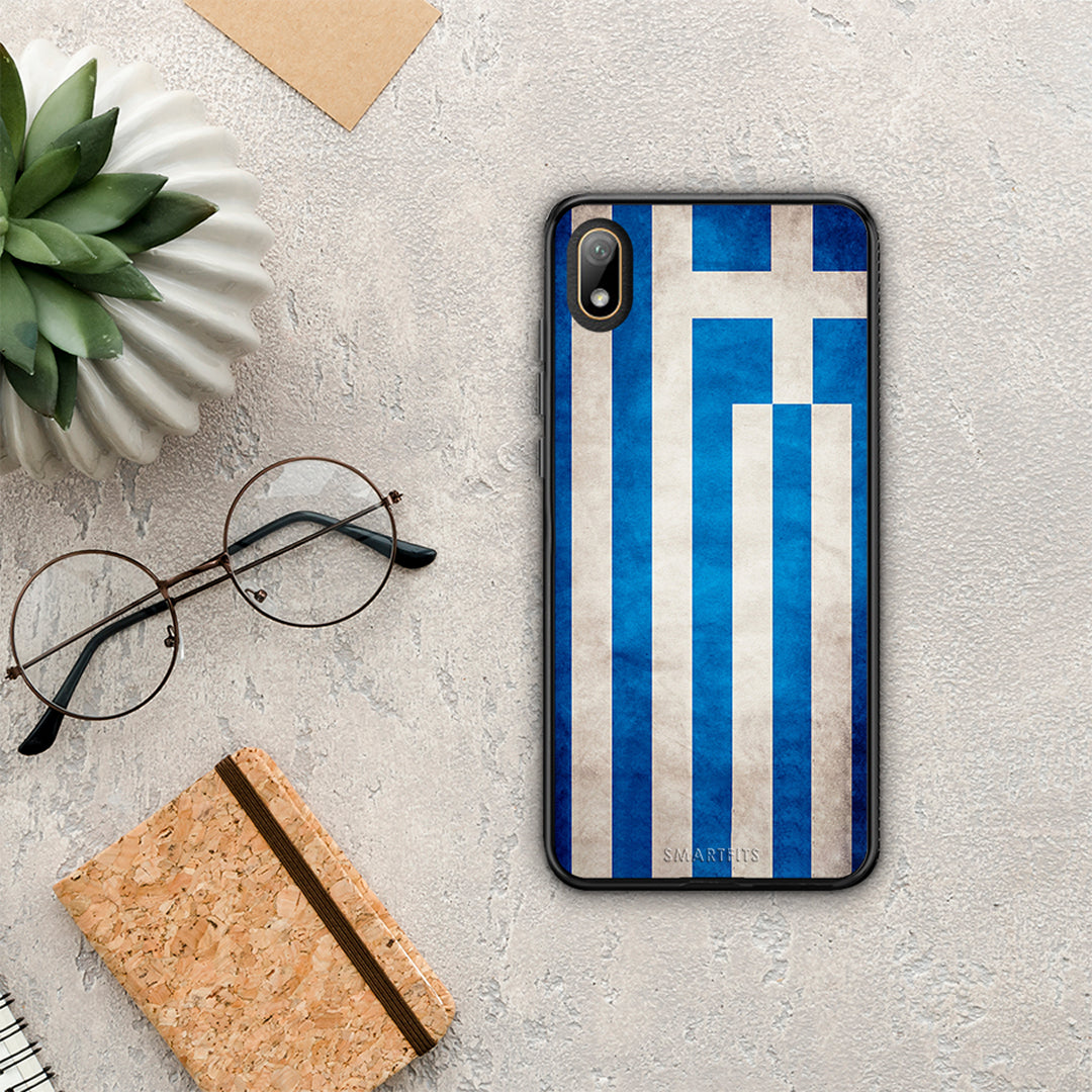 Flag Greek - Huawei Y5 2019 θήκη