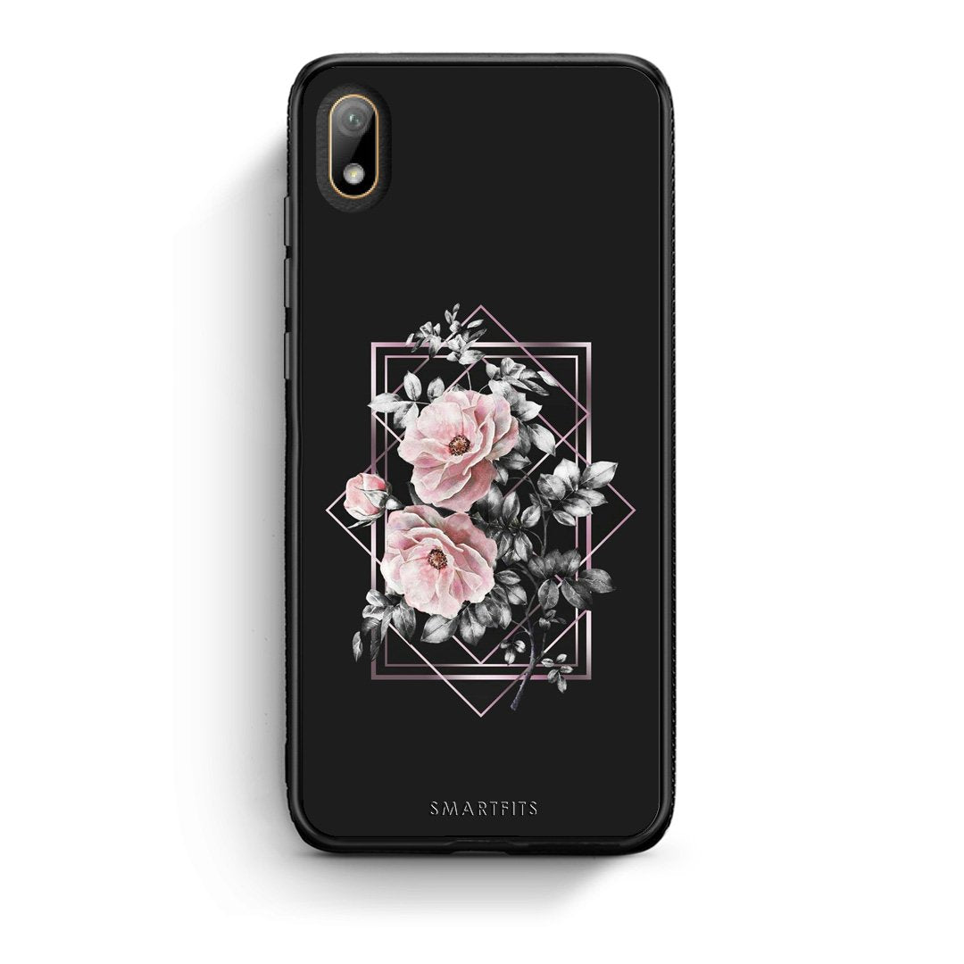 4 - Huawei Y5 2019 Frame Flower case, cover, bumper