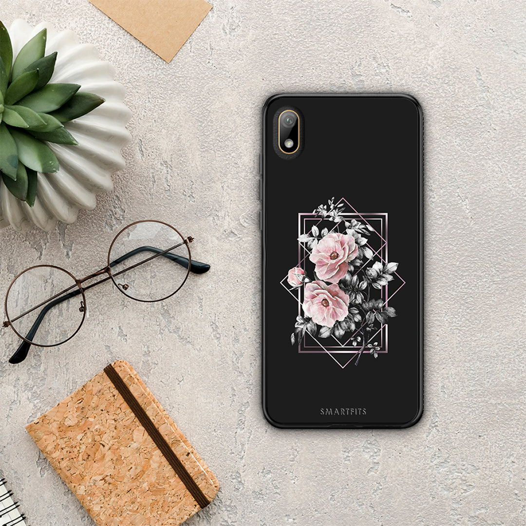 Flower Frame - Huawei Y5 2019 θήκη