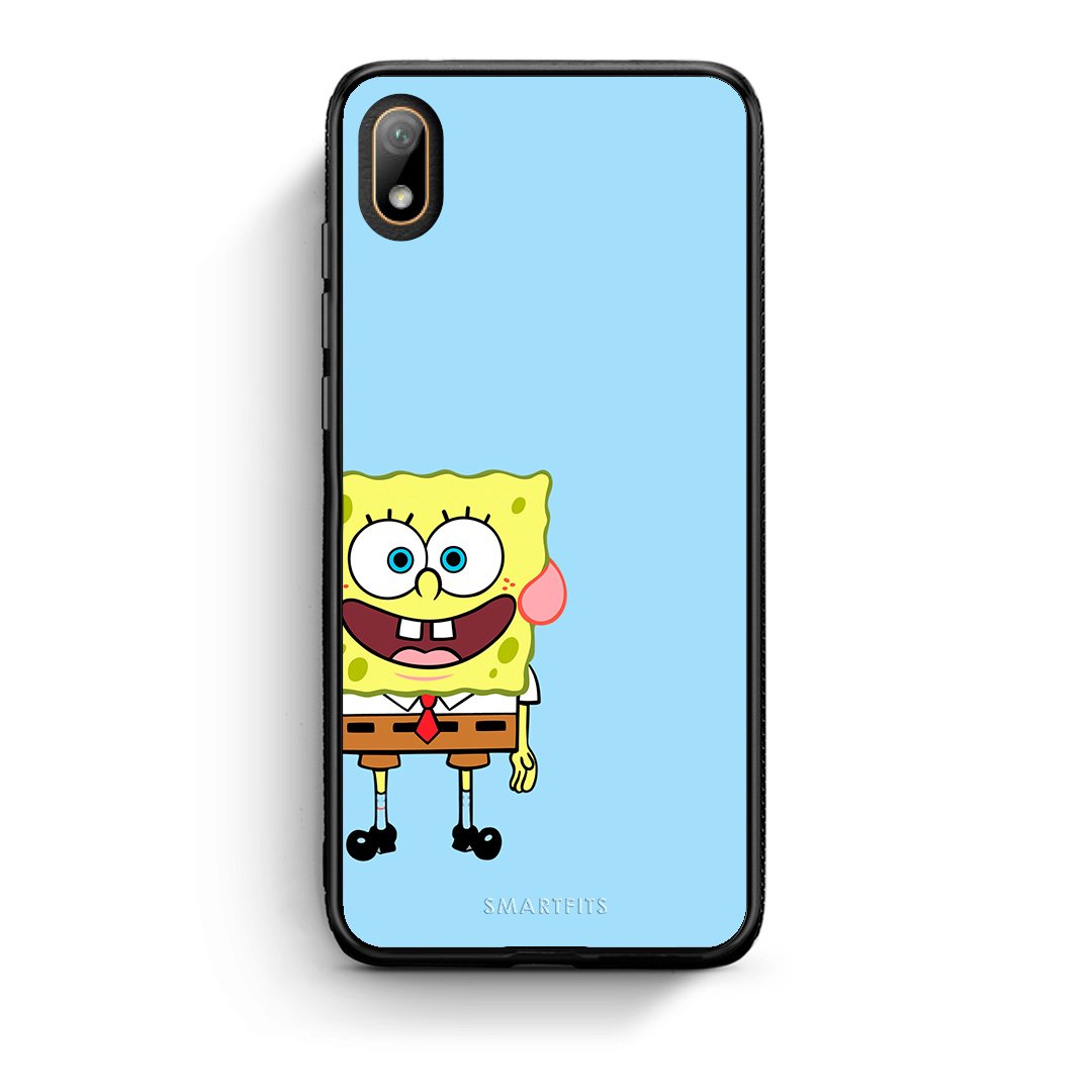 Huawei Y5 2019 Friends Bob θήκη από τη Smartfits με σχέδιο στο πίσω μέρος και μαύρο περίβλημα | Smartphone case with colorful back and black bezels by Smartfits