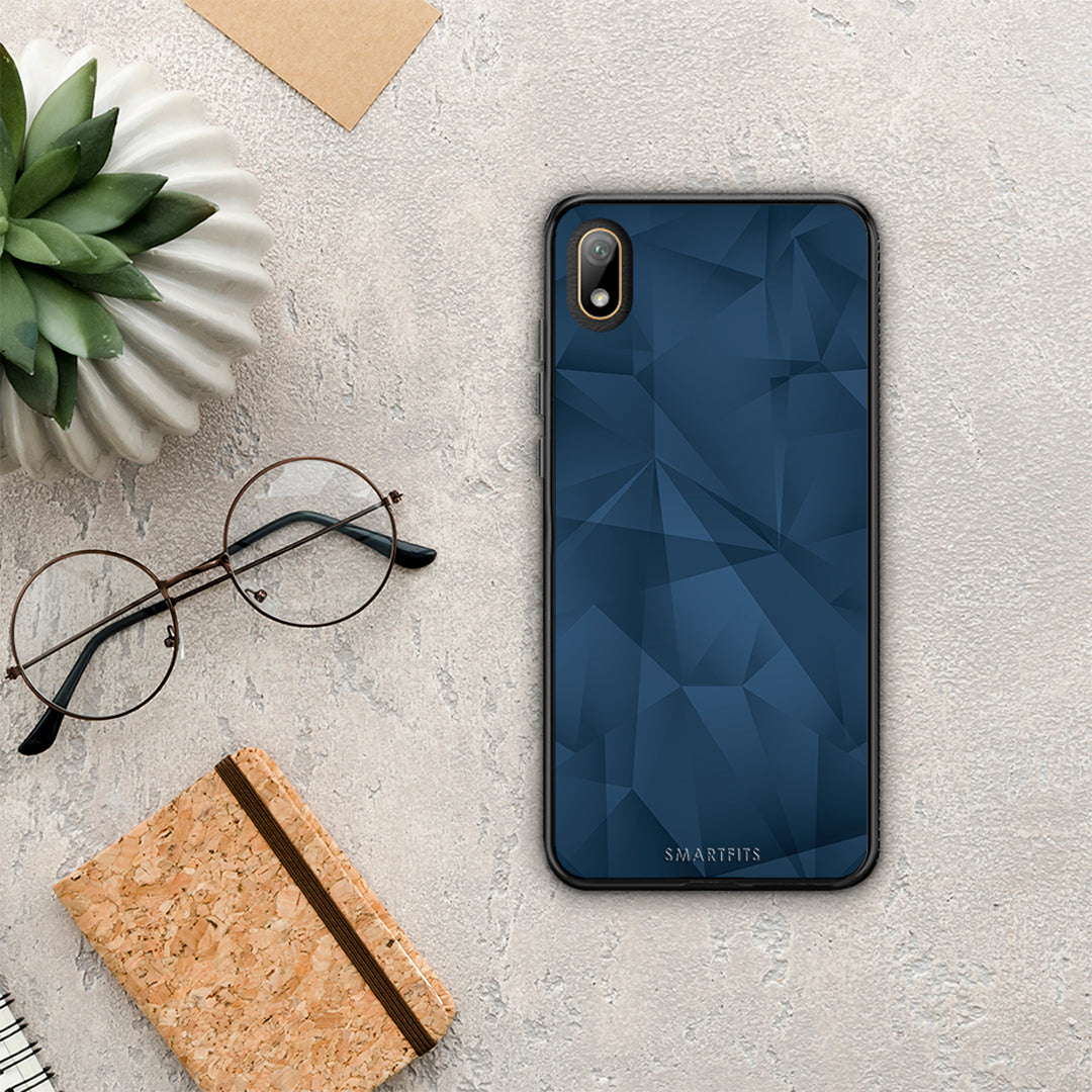 Geometric Blue Abstract - Huawei Y5 2019 θήκη