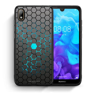 Thumbnail for Θήκη Huawei Y5 2019 Hexagonal Geometric από τη Smartfits με σχέδιο στο πίσω μέρος και μαύρο περίβλημα | Huawei Y5 2019 Hexagonal Geometric case with colorful back and black bezels