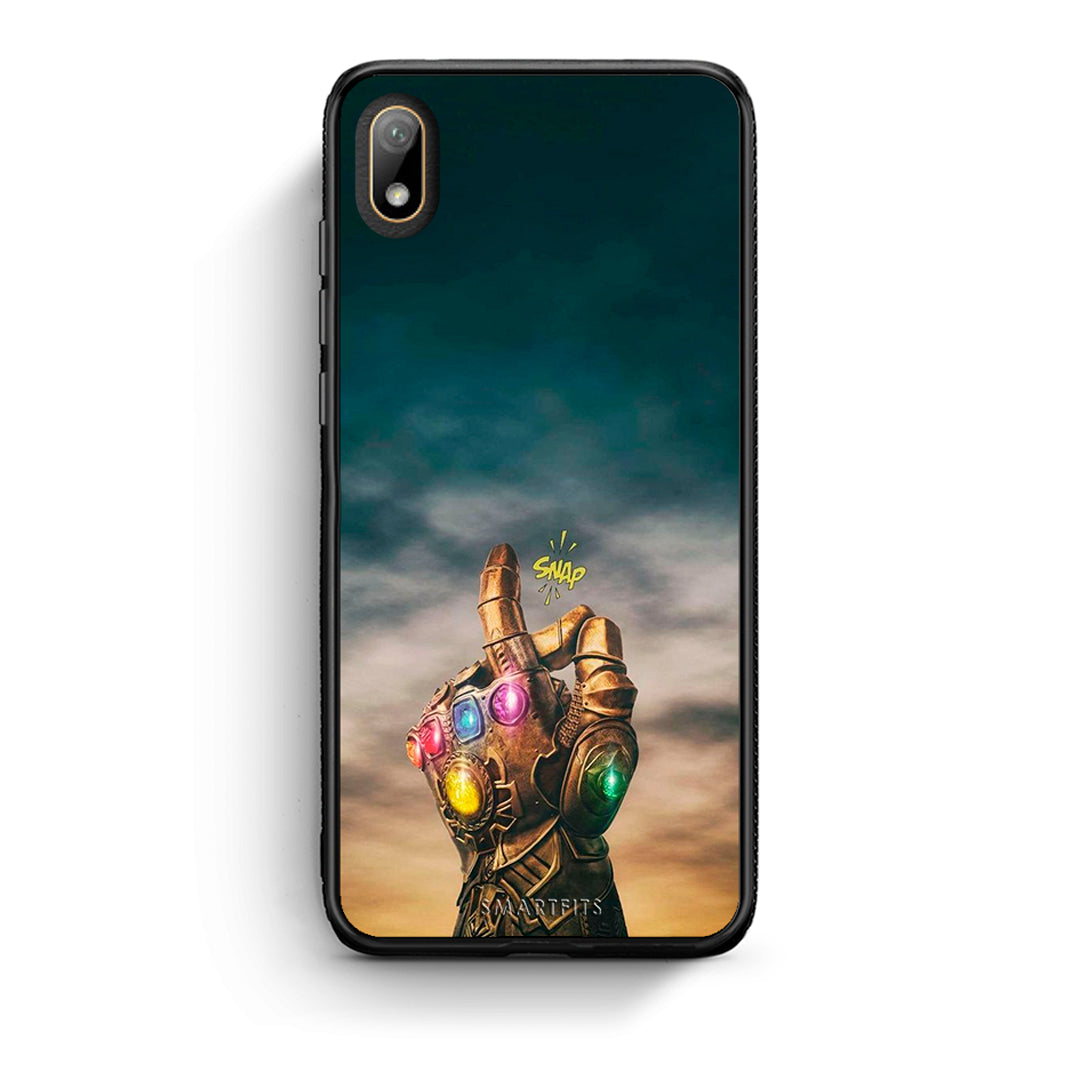 Huawei Y5 2019 Infinity Snap θήκη από τη Smartfits με σχέδιο στο πίσω μέρος και μαύρο περίβλημα | Smartphone case with colorful back and black bezels by Smartfits