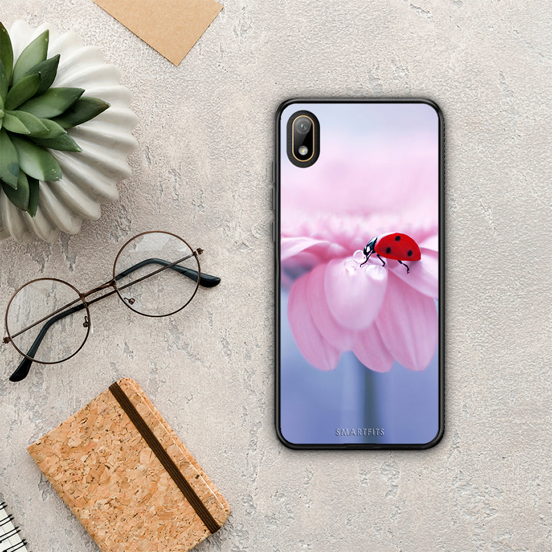 Ladybug Flower - Huawei Y5 2019 θήκη