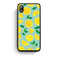 Thumbnail for Huawei Y5 2019 Lemons θήκη από τη Smartfits με σχέδιο στο πίσω μέρος και μαύρο περίβλημα | Smartphone case with colorful back and black bezels by Smartfits
