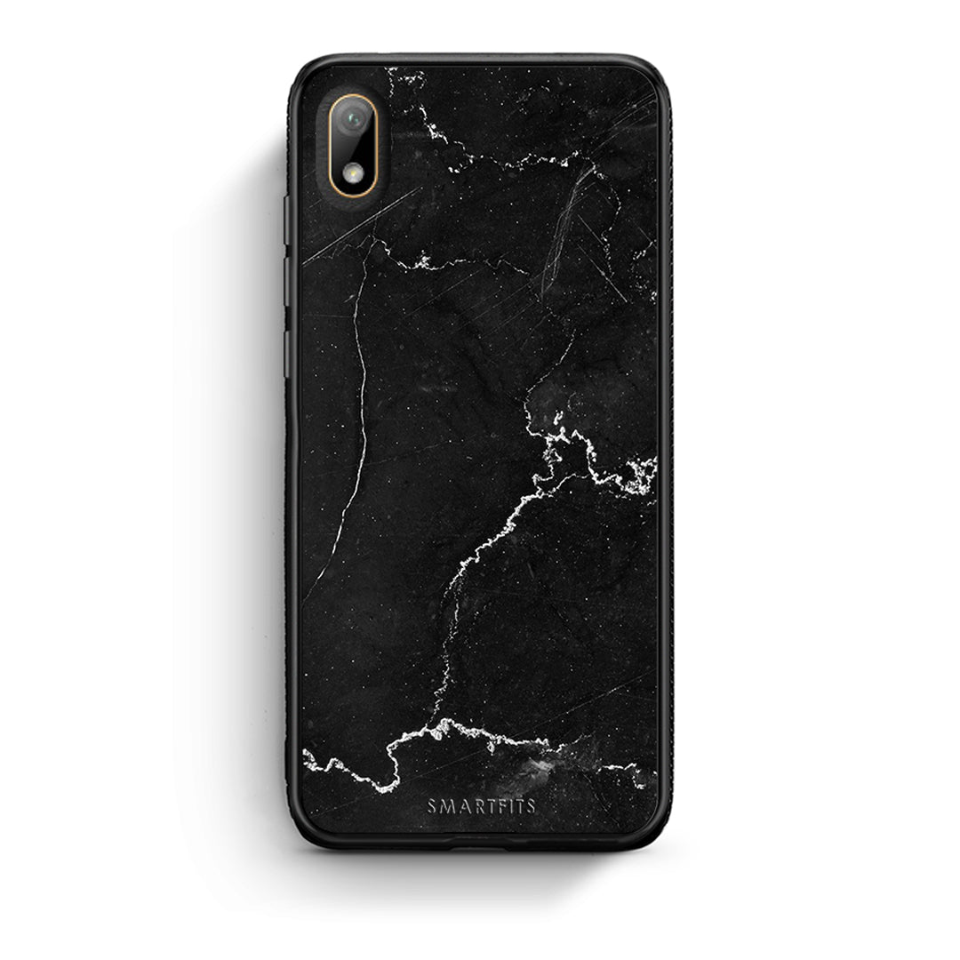 Huawei Y5 2019 Marble Black θήκη από τη Smartfits με σχέδιο στο πίσω μέρος και μαύρο περίβλημα | Smartphone case with colorful back and black bezels by Smartfits