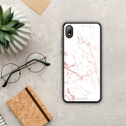 Marble Pink Splash - Huawei Y5 2019 θήκη