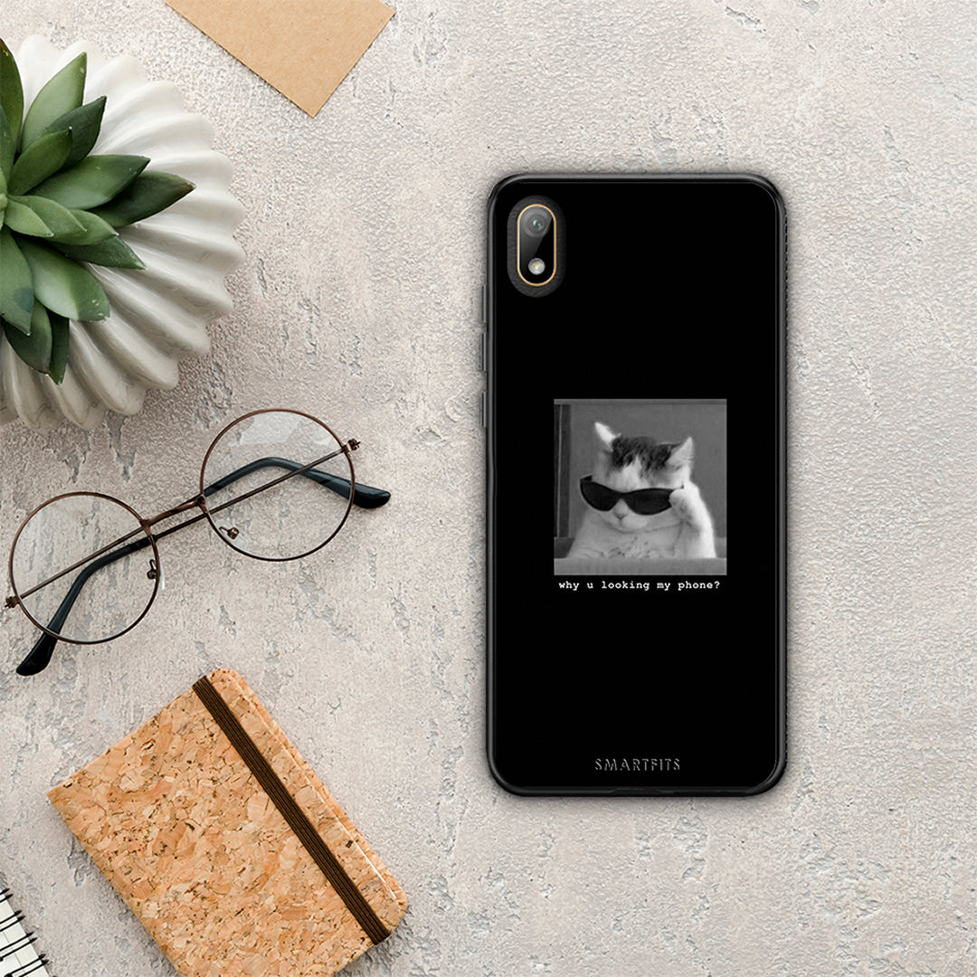 Meme Cat - Huawei Y5 2019 θήκη